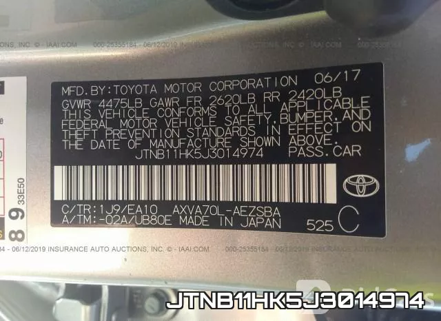JTNB11HK5J3014974 фото 6