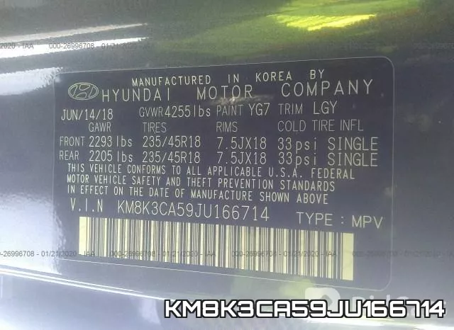 KM8K3CA59JU166714 фото 10