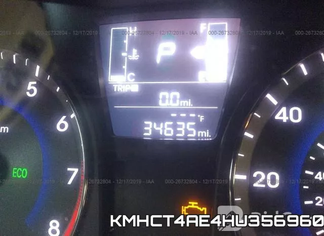 KMHCT4AE4HU356960 фото 8