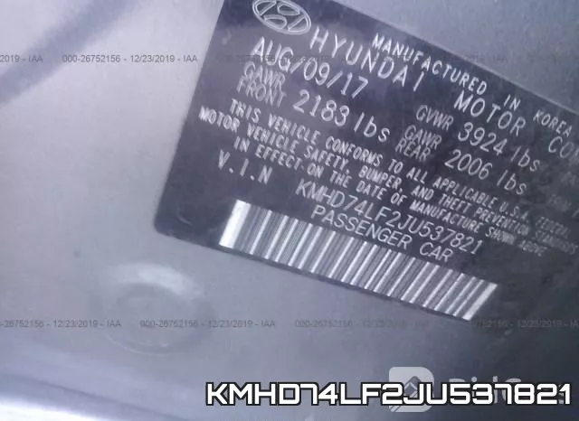 KMHD74LF2JU537821 фото 10