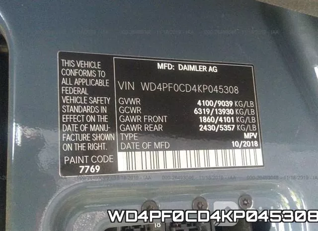 WD4PF0CD4KP045308 фото 9