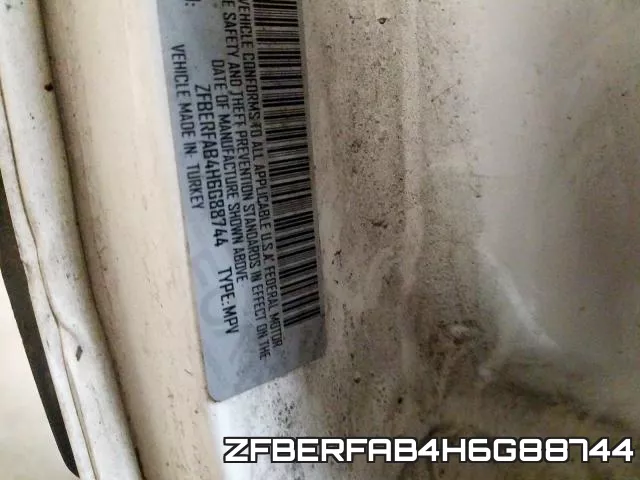 ZFBERFAB4H6G88744 фото 2