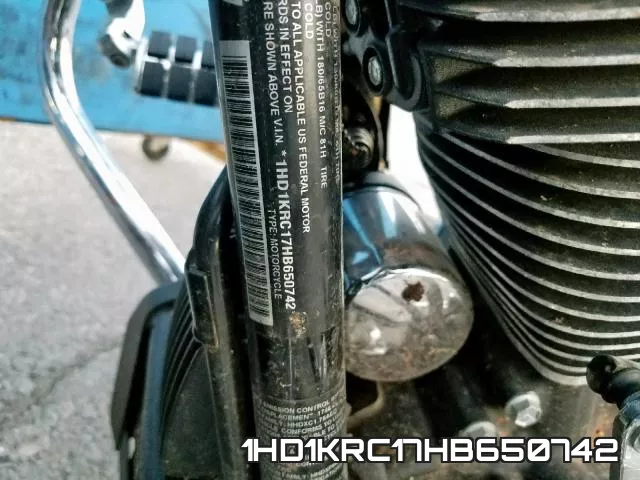 1HD1KRC17HB650742 фото 2