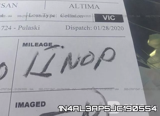 1N4AL3AP5JC190554 фото 8