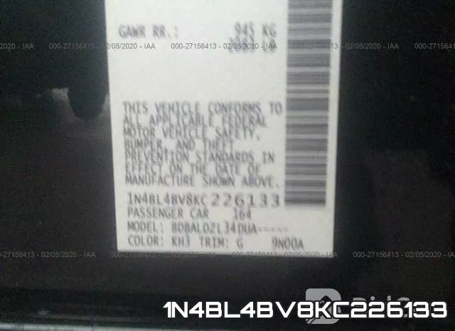 1N4BL4BV8KC226133 фото 7