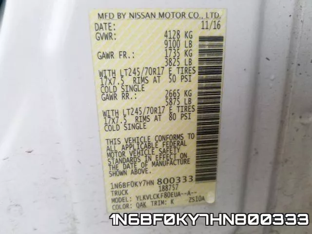 1N6BF0KY7HN800333 фото 2