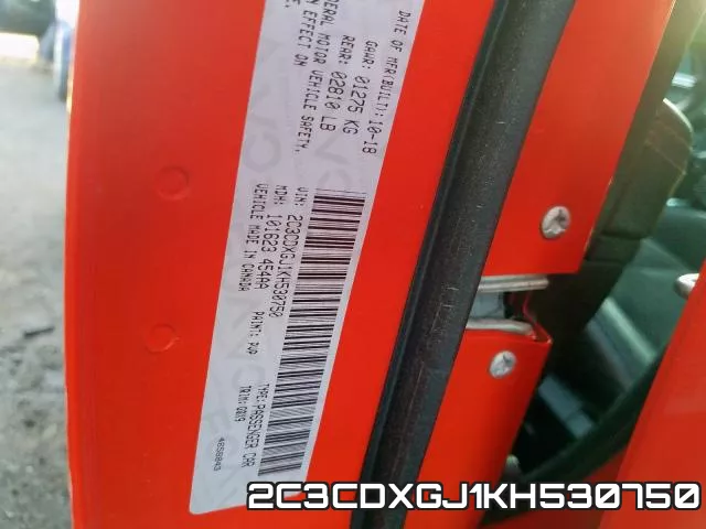 2C3CDXGJ1KH530750 фото 2