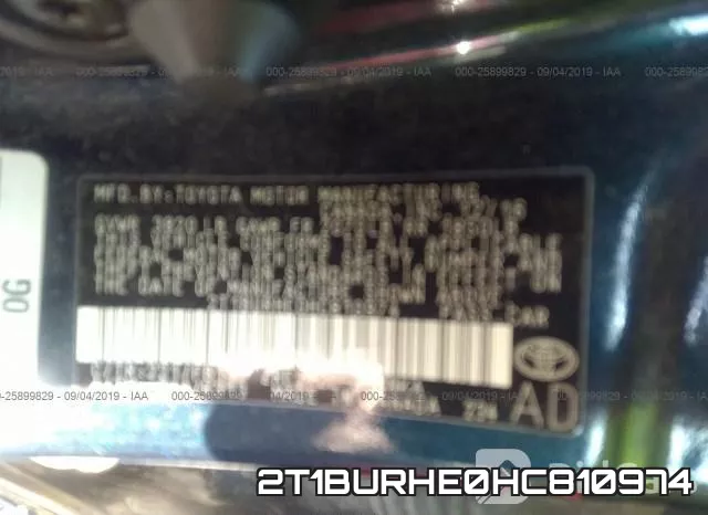 2T1BURHE0HC810974 фото 10