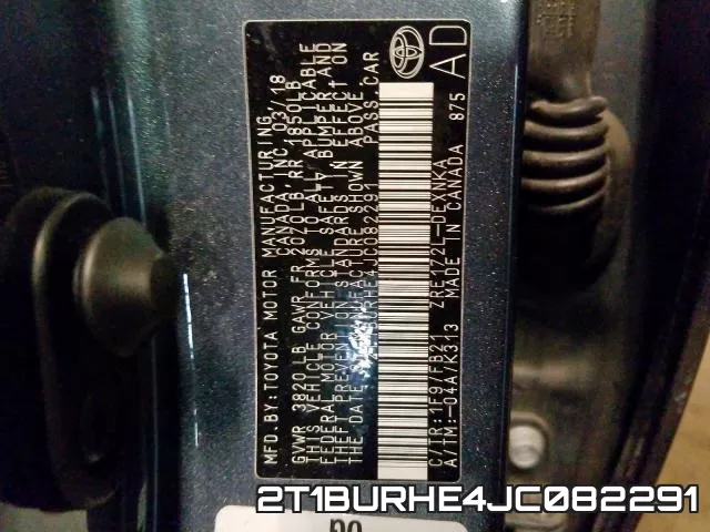 2T1BURHE4JC082291 фото 2