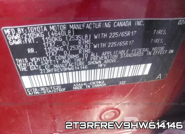 2T3RFREV9HW614146 фото 10