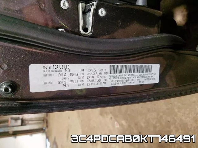 3C4PDCAB0KT746491 фото 2