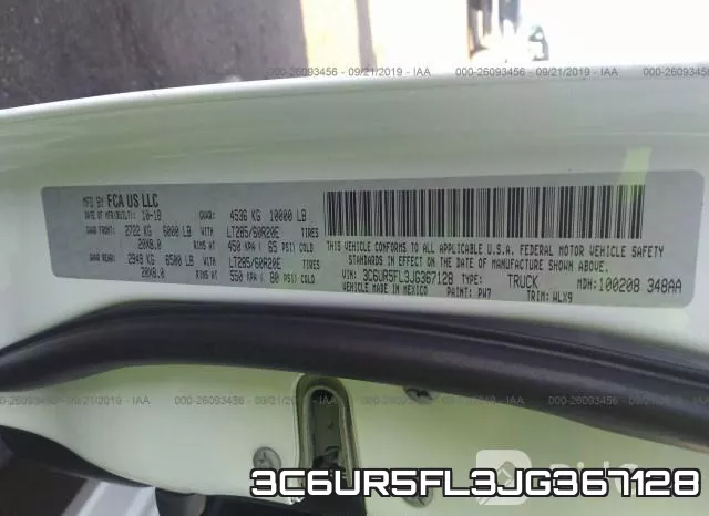 3C6UR5FL3JG367128 фото 10