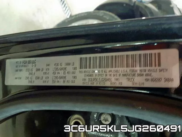 3C6UR5KL5JG260491 фото 2