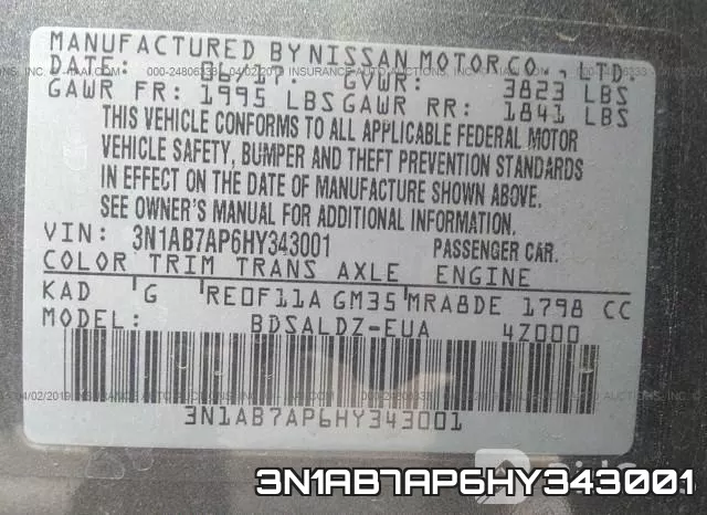 3N1AB7AP6HY343001 фото 10