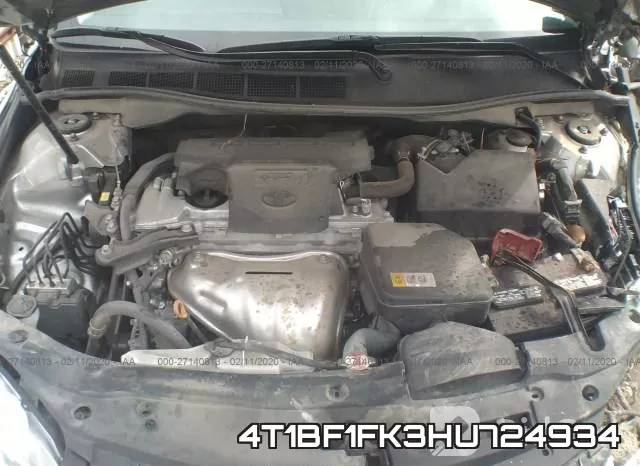 4T1BF1FK3HU724934 фото 2