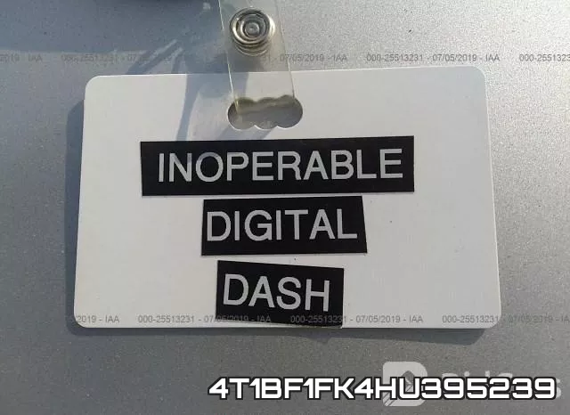4T1BF1FK4HU395239 фото 7