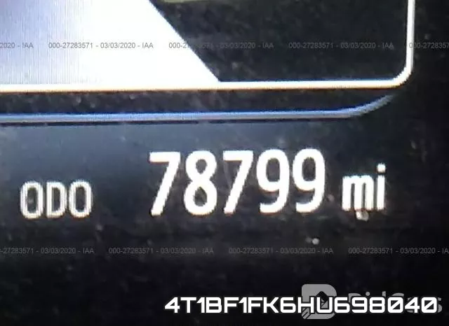 4T1BF1FK6HU698040 фото 7