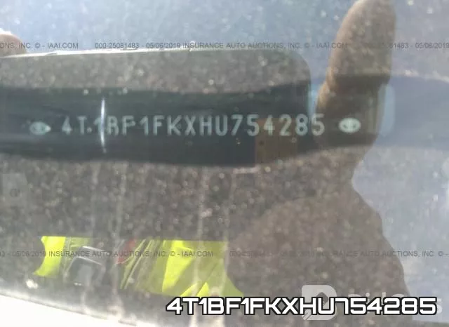 4T1BF1FKXHU754285 фото 10