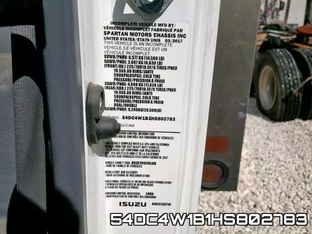54DC4W1B1HS802783 фото 2