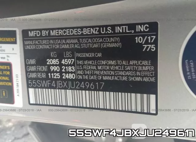 55SWF4JBXJU249617 фото 10