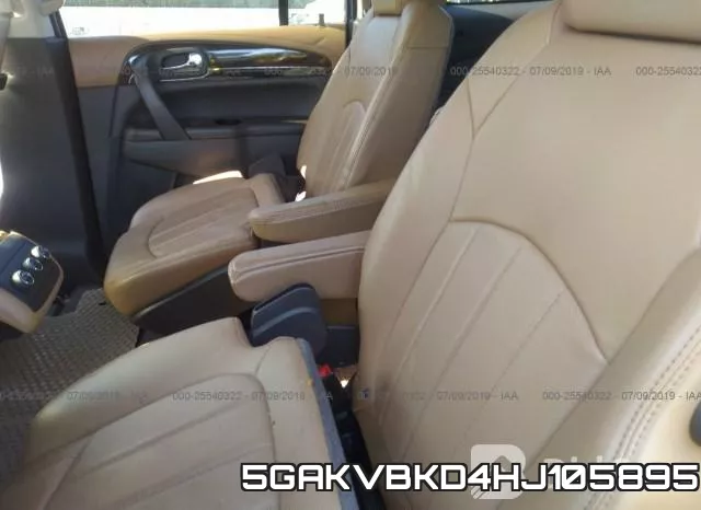 5GAKVBKD4HJ105895 фото 6