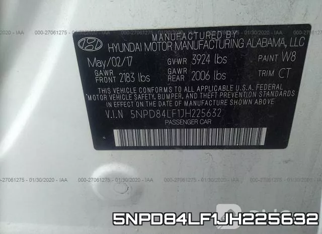 5NPD84LF1JH225632 фото 4