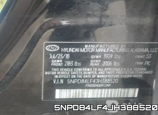 5NPD84LF4JH388520 фото 10