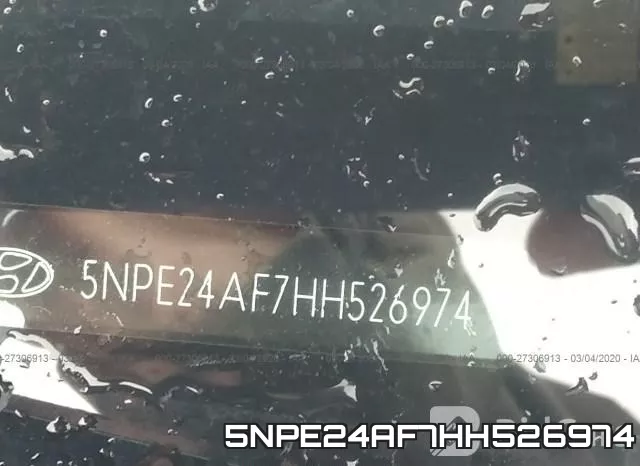 5NPE24AF7HH526974 фото 5