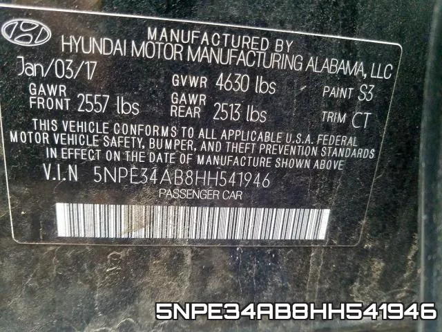 5NPE34AB8HH541946 фото 2