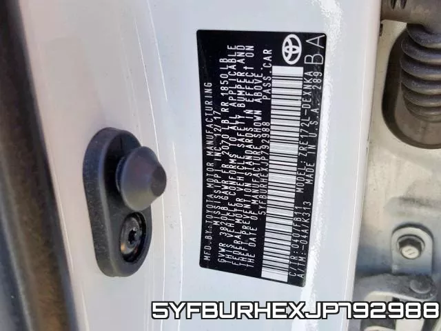 5YFBURHEXJP792988 фото 2