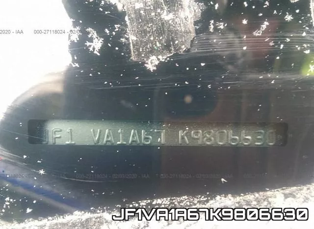 JF1VA1A67K9806630 фото 8