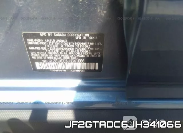 JF2GTADC6JH341066 фото 4