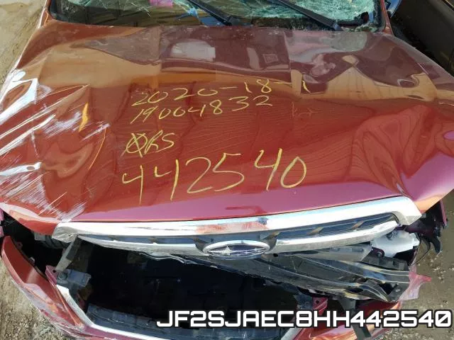JF2SJAEC8HH442540 фото 8