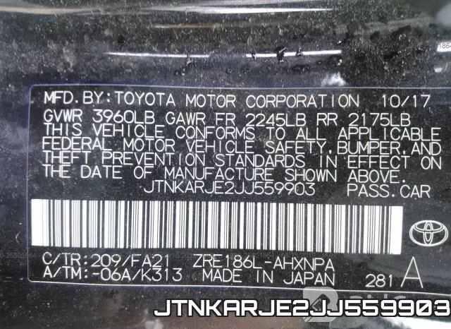 JTNKARJE2JJ559903 фото 10