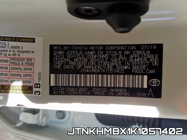 JTNKHMBX1K1057402 фото 2