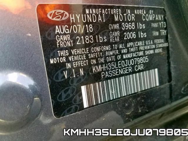 KMHH35LE0JU079805 фото 2