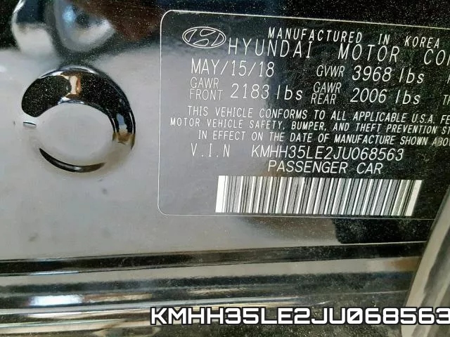 KMHH35LE2JU068563 фото 2