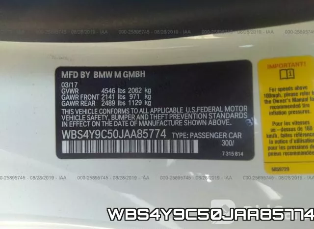 WBS4Y9C50JAA85774 фото 10