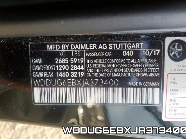WDDUG6EBXJA373400 фото 2