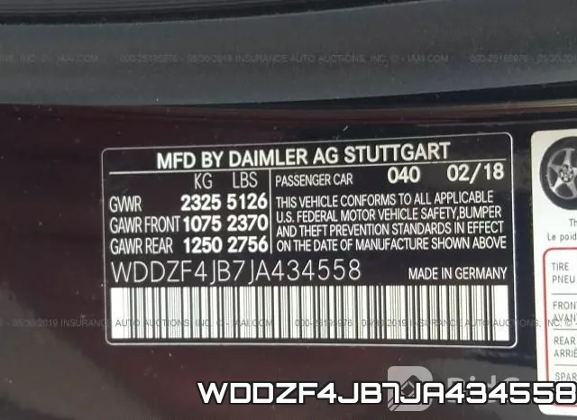 WDDZF4JB7JA434558 фото 9