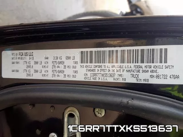 1C6RR7TTXKS513637 фото 2