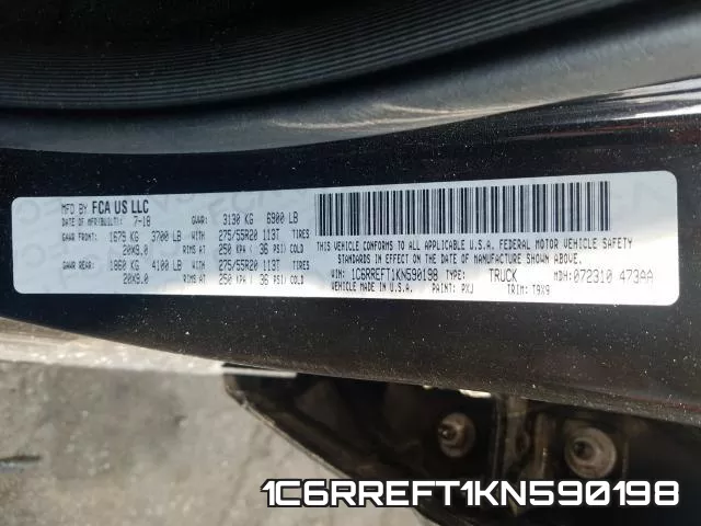 1C6RREFT1KN590198 фото 2
