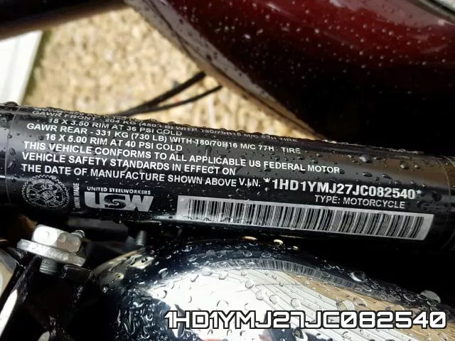 1HD1YMJ27JC082540 фото 2