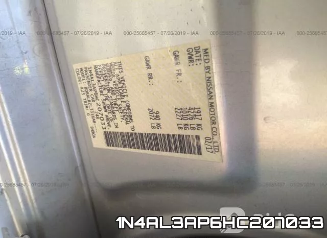 1N4AL3AP6HC207033 фото 10