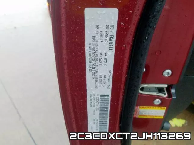 2C3CDXCT2JH113269 фото 2