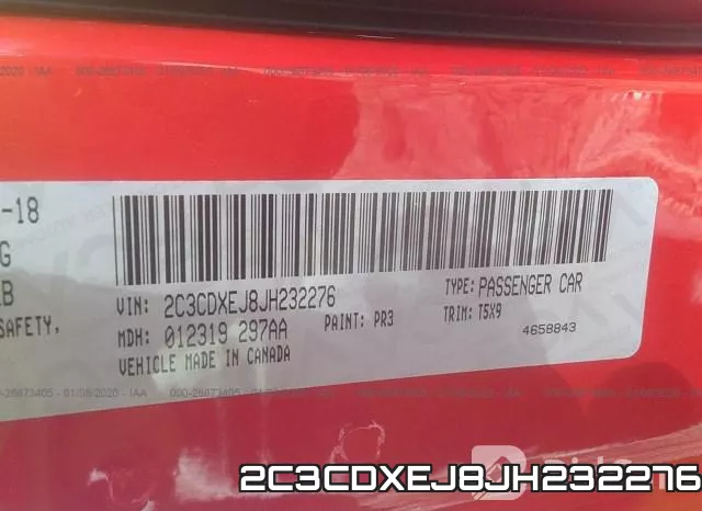 2C3CDXEJ8JH232276 фото 4