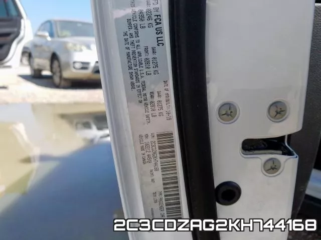 2C3CDZAG2KH744168 фото 2