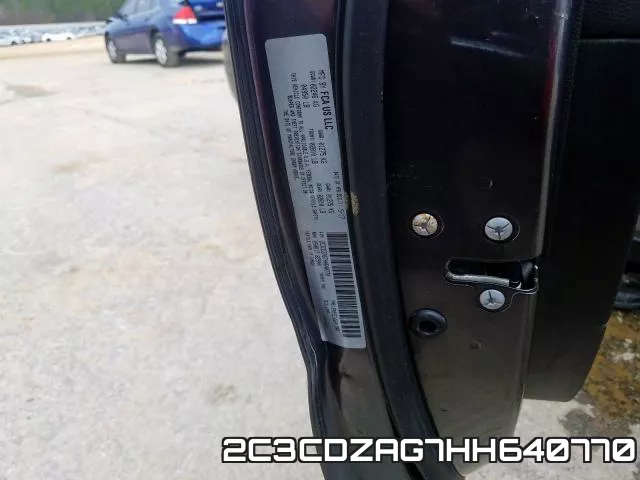 2C3CDZAG7HH640770 фото 2