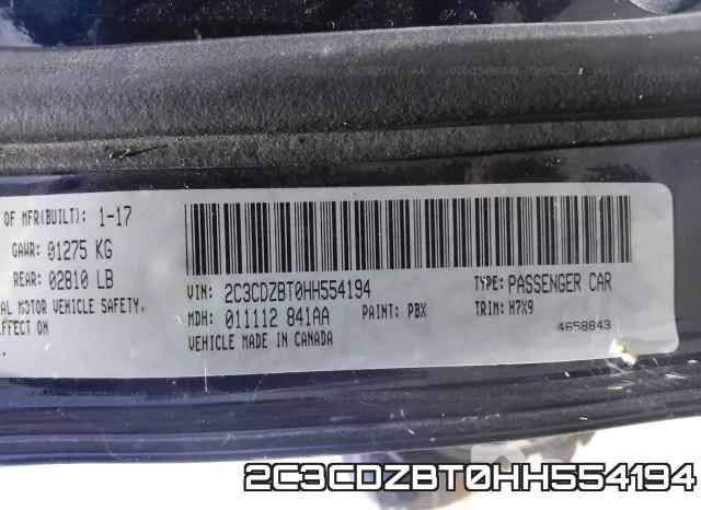 2C3CDZBT0HH554194 фото 10