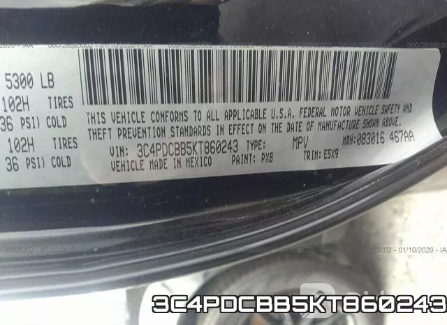 3C4PDCBB5KT860243 фото 10
